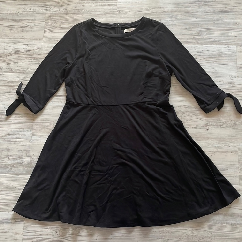 Ann Taylor LOFT black dress, size 16P